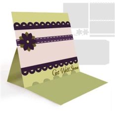 easel card- get well
