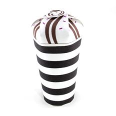 stripes halloween treat cup
