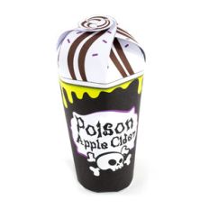 poison apple halloween treat cup