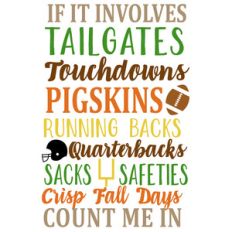 count me in football