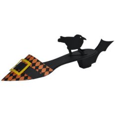 witch's halloween shoe