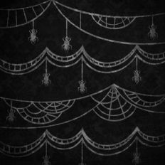 halloween black and white spiderwebs