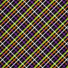 halloween plaid paper
