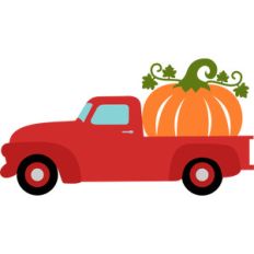 truck halloween pumpkin