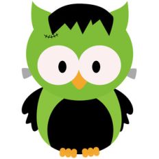 halloween frankenstein owl