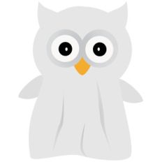halloween ghost owl