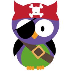 halloween pirate owl