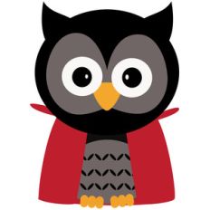 halloween vampire owl