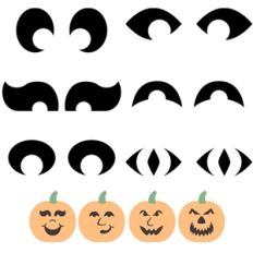 build a jack-o-lantern: eyes