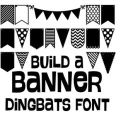 banner dingbats font