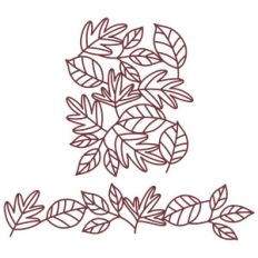 leaf border + background