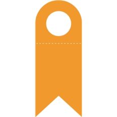 bottle label tag-flag