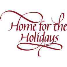 home for the holidays