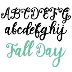 fall day font