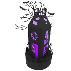 3d haunted house luminary