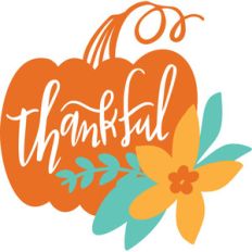 thankful pumpkin