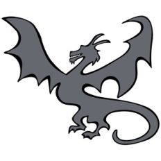 standing dragon