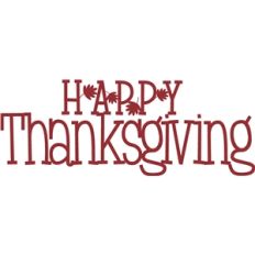 happy thanksgiving with leaves