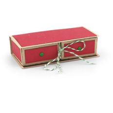 2 compartment tie gift box