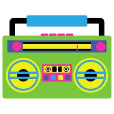 80's pop - boombox