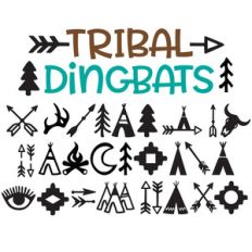 tribal dingbat font