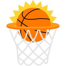 sunburst hoop - slam dunk