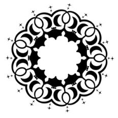 halloween night mandala