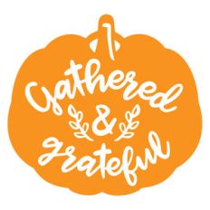 gathered and grateful pumpkin