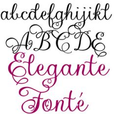 pn elegante fonté
