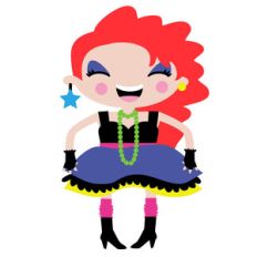 80's pop - red rocker