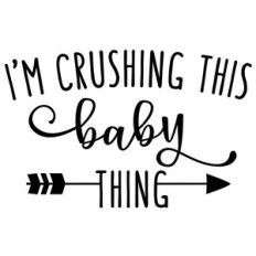 i'm crushing this baby phrase