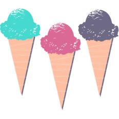 ice cream cones