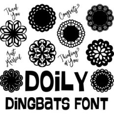 doily dingbats font