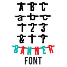 banner font