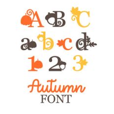 autumn font