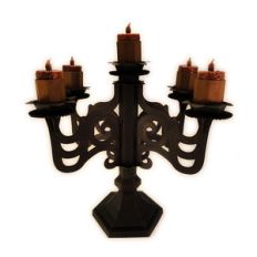 candelabra 3d for tea lights