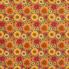 autumn flowers paper