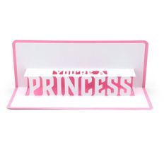 pop up card princess