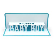 pop up card baby boy