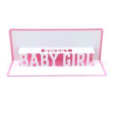 pop up card baby girl