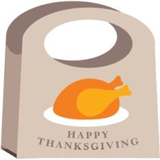 happy thanksgiving gift bag