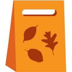 leaves gift bag