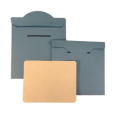 disc cd envelope flap latch with label