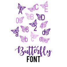 butterfly font