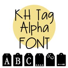 kh tag alpha font