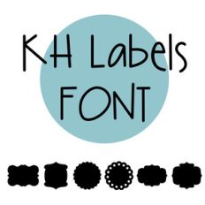 kh labels font