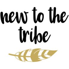 baby t-shirt: new to the tribe