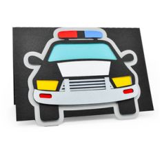 police car card
