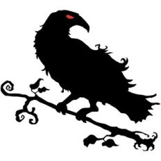 halloween - crow silhouette
