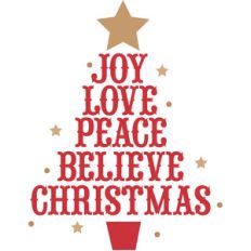 scandi christmas holiday type tree